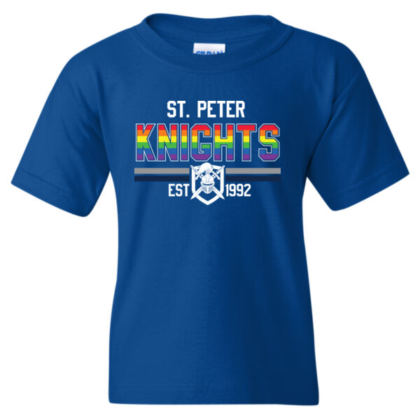 Gildan Youth Knights Printed Pride T-Shirt Thumbnail