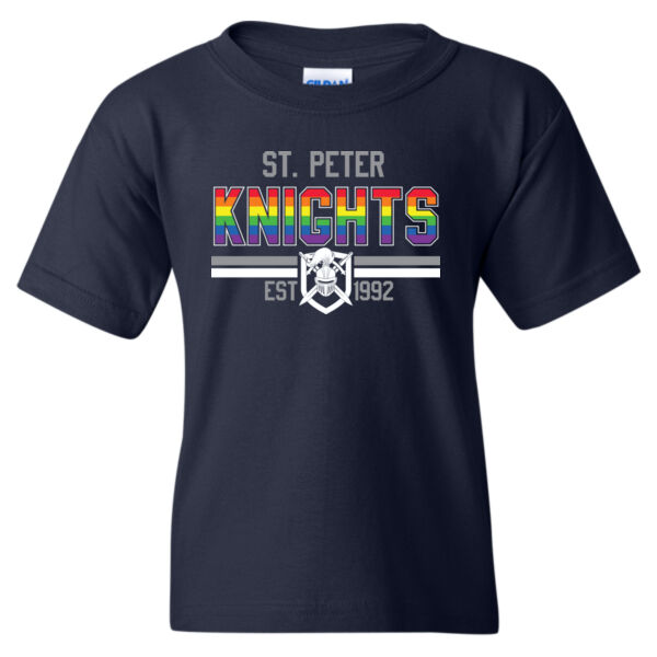 Gildan Youth Knights Printed Pride T-Shirt Thumbnail