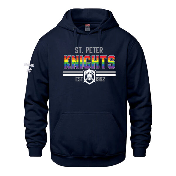 Vault Unisex Knights Printed Pride Hoodie Thumbnail
