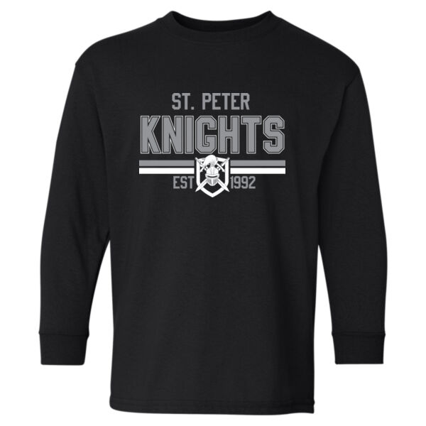 Gildan Youth Knights Printed Athletic Long Sleeve Thumbnail