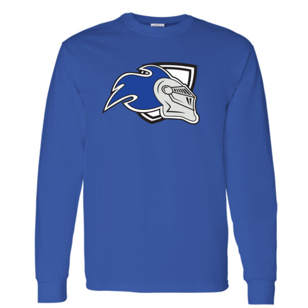 Gildan Unisex Crest Printed Long Sleeve Thumbnail