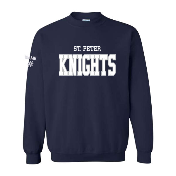 Gildan Unisex Knights Twill Crewneck Thumbnail